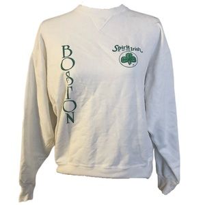 I.S.M.B.S Boston Irish Womens Sweatshirt Sz Large